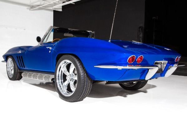 For Sale Used 1966 Chevrolet Corvette Electric Blue Stingray | American Dream Machines Des Moines IA 50309