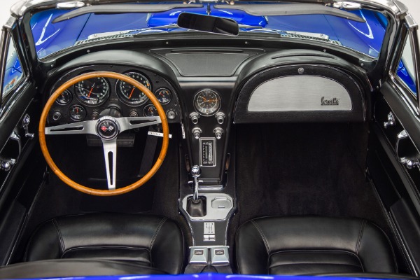 For Sale Used 1966 Chevrolet Corvette Electric Blue Stingray | American Dream Machines Des Moines IA 50309