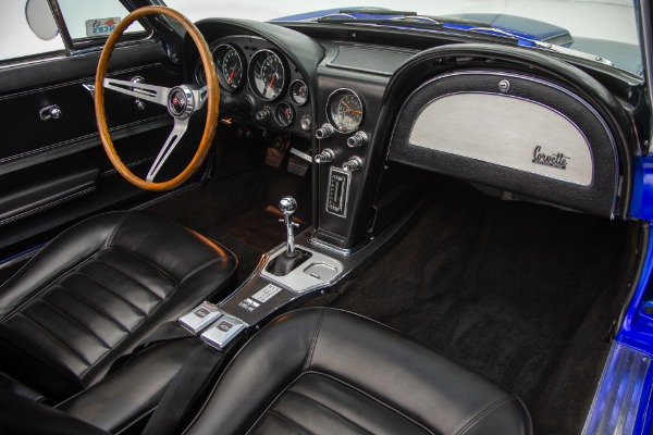 For Sale Used 1966 Chevrolet Corvette Electric Blue Stingray | American Dream Machines Des Moines IA 50309