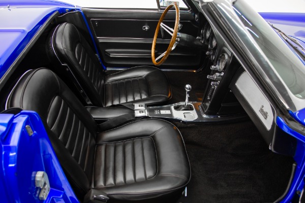 For Sale Used 1966 Chevrolet Corvette Electric Blue Stingray | American Dream Machines Des Moines IA 50309