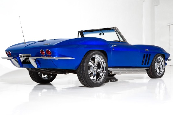 For Sale Used 1966 Chevrolet Corvette Electric Blue Stingray | American Dream Machines Des Moines IA 50309