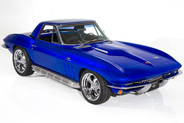 For Sale Used 1966 Chevrolet Corvette Electric Blue Stingray | American Dream Machines Des Moines IA 50309