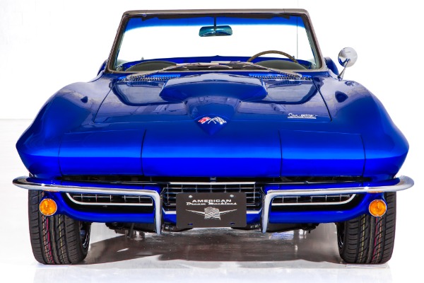 For Sale Used 1966 Chevrolet Corvette Electric Blue Stingray | American Dream Machines Des Moines IA 50309