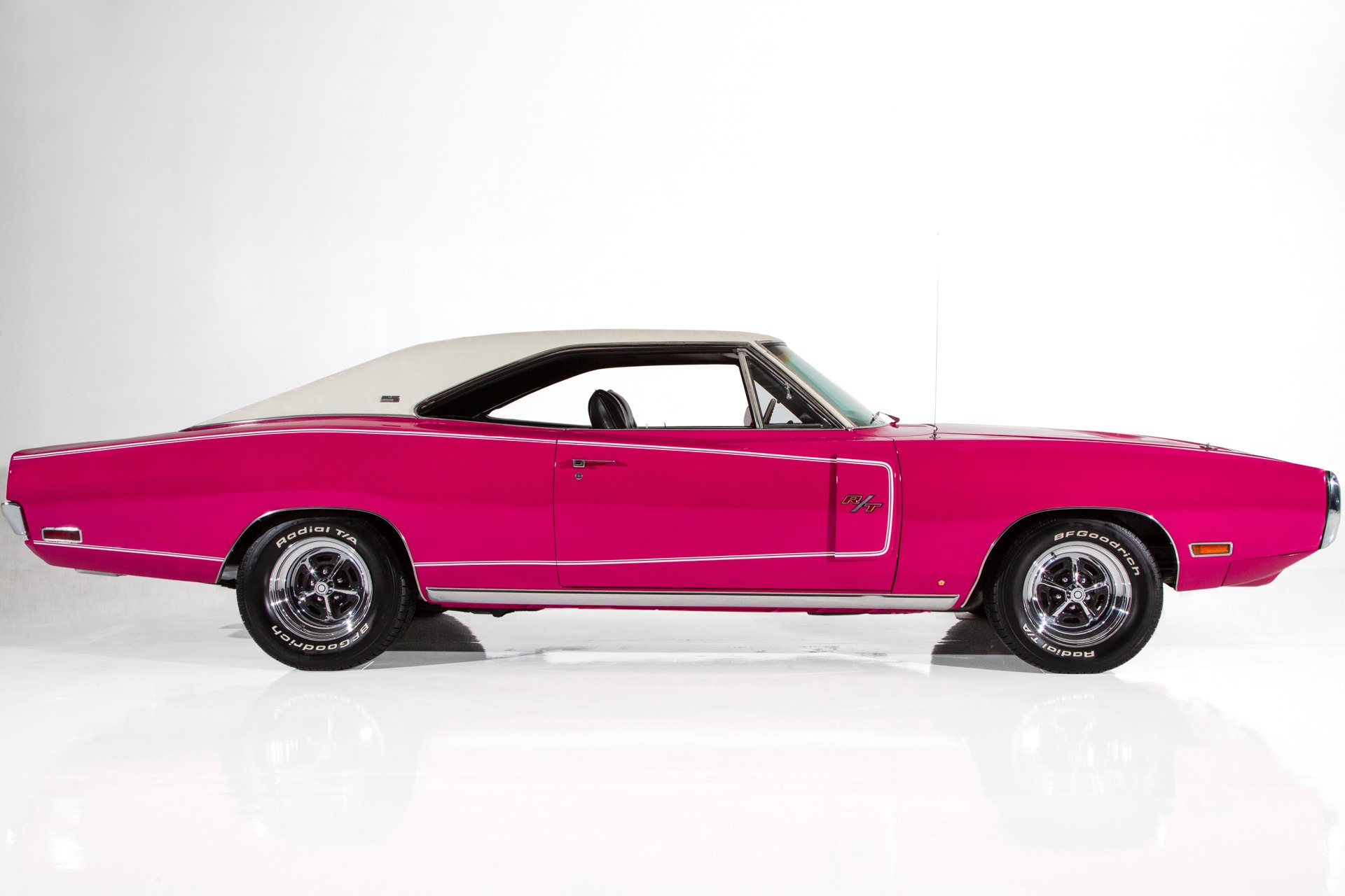 For Sale Used 1970 Dodge Charger Panther Pink 383, 727 Auto | American Dream Machines Des Moines IA 50309