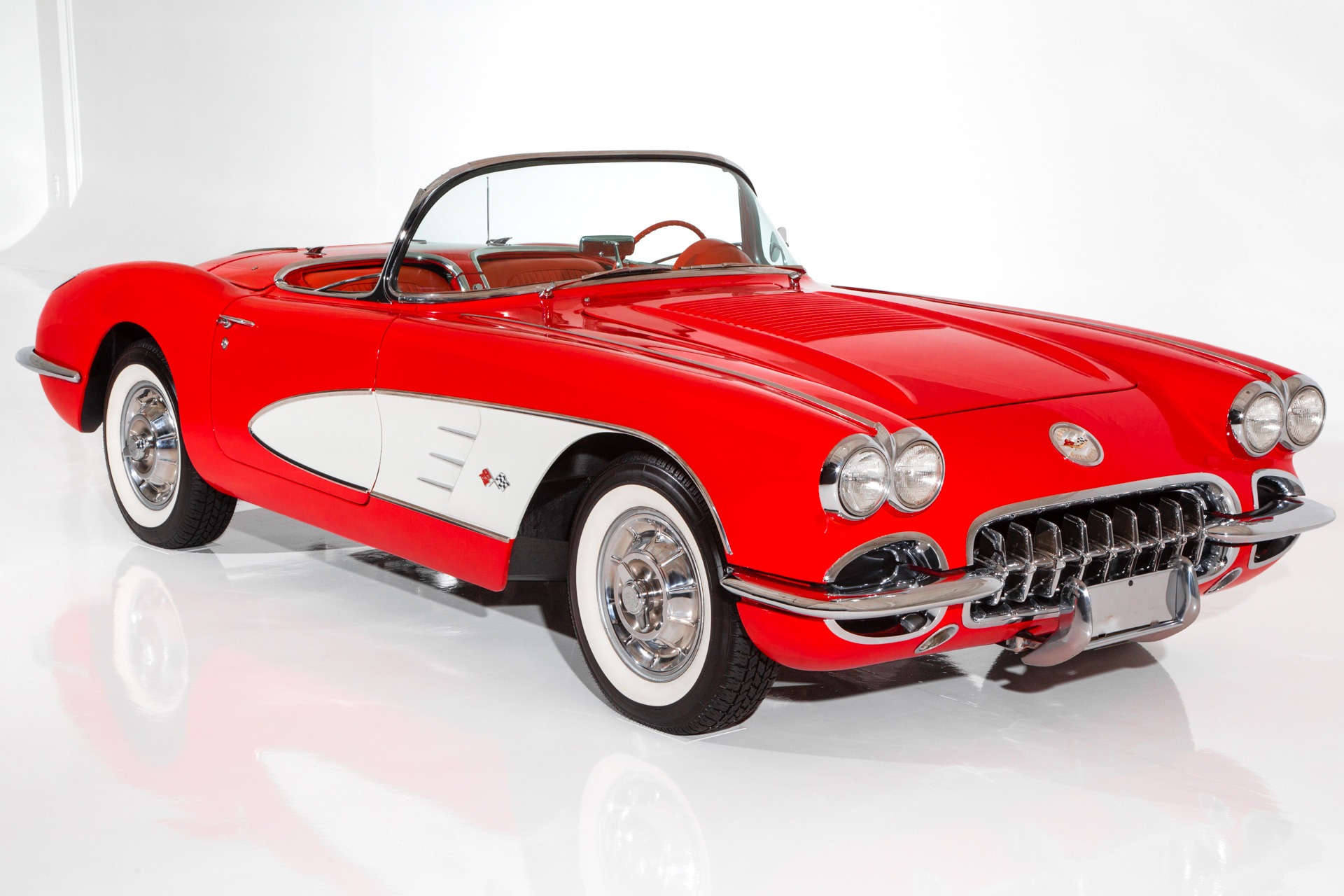 For Sale Used 1958 Chevrolet Corvette 283 #s Match, Frame-Off | American Dream Machines Des Moines IA 50309