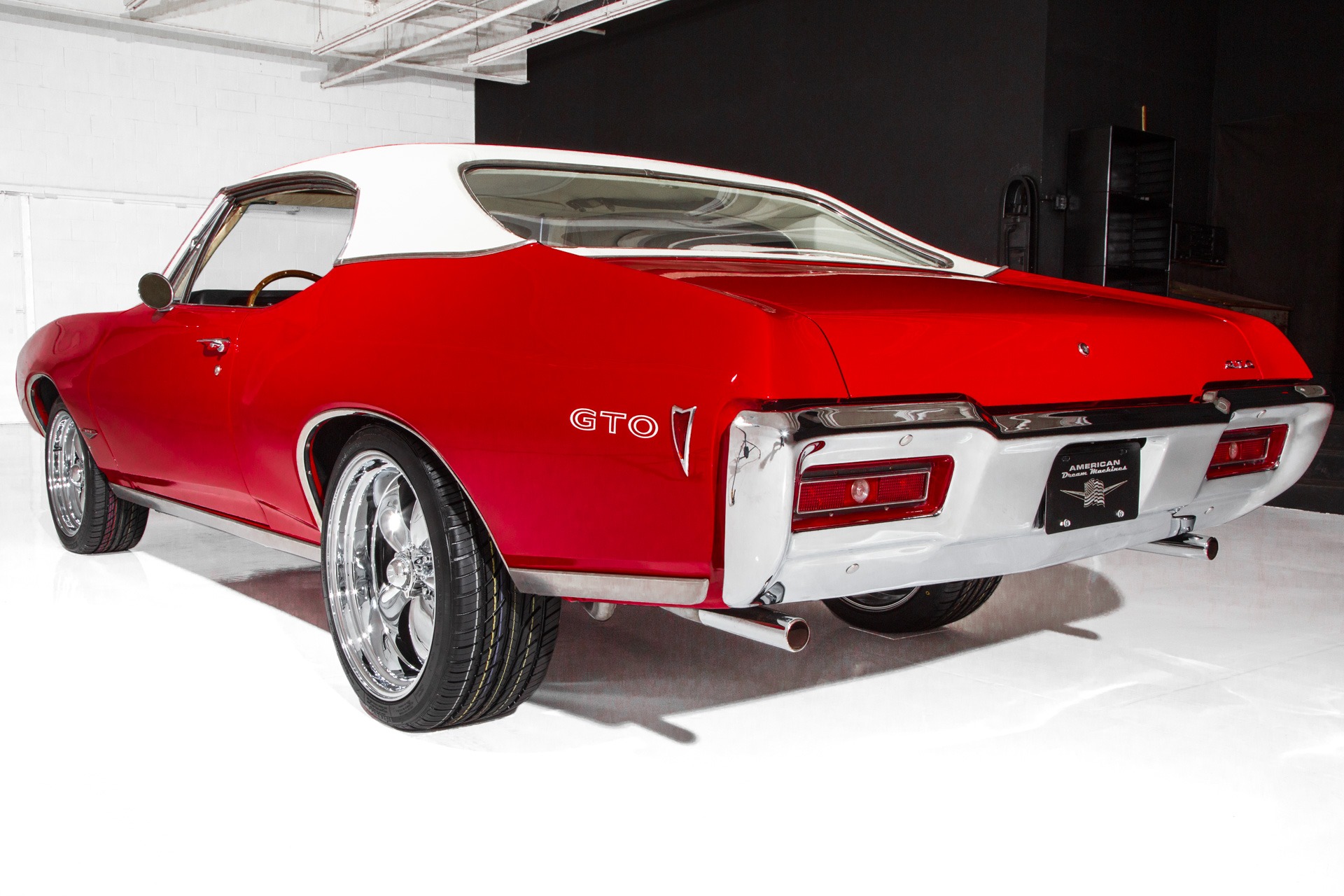 1968 Pontiac GTO Solar Red 400ci, Auto, PS, PB Stock # 4558-357 