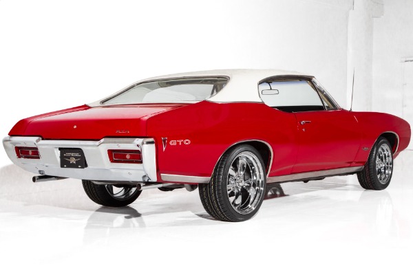 For Sale Used 1968 Pontiac GTO Solar Red  400ci, Auto, PS, PB | American Dream Machines Des Moines IA 50309