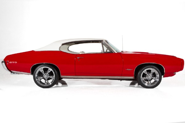 For Sale Used 1968 Pontiac GTO Solar Red  400ci, Auto, PS, PB | American Dream Machines Des Moines IA 50309