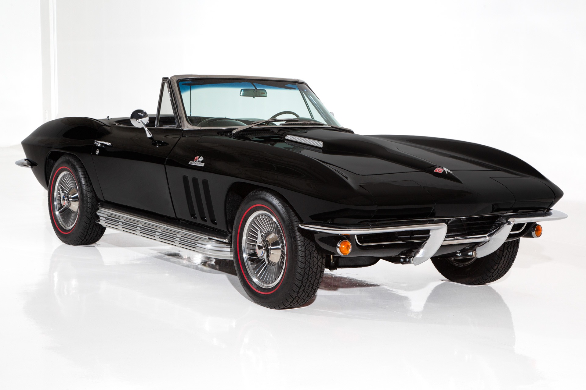 For Sale Used 1965 Chevrolet Corvette Triple Black Stingray, 454ci | American Dream Machines Des Moines IA 50309