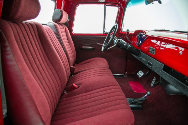 For Sale Used 1955 Chevrolet Pickup Big Red! 4x4 350/375hp AC | American Dream Machines Des Moines IA 50309