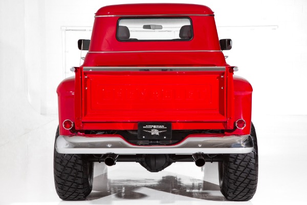 For Sale Used 1955 Chevrolet Pickup Big Red! 4x4 350/375hp AC | American Dream Machines Des Moines IA 50309