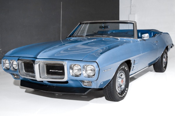 For Sale Used 1969 Pontiac Firebird Warwick Blue Metallic | American Dream Machines Des Moines IA 50309