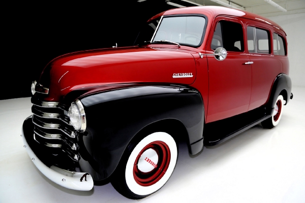 For Sale Used 1951 Chevrolet Suburban 3100 Bordeaux | American Dream Machines Des Moines IA 50309