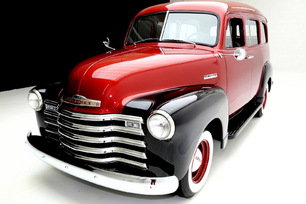 For Sale Used 1951 Chevrolet Suburban 3100 Bordeaux | American Dream Machines Des Moines IA 50309