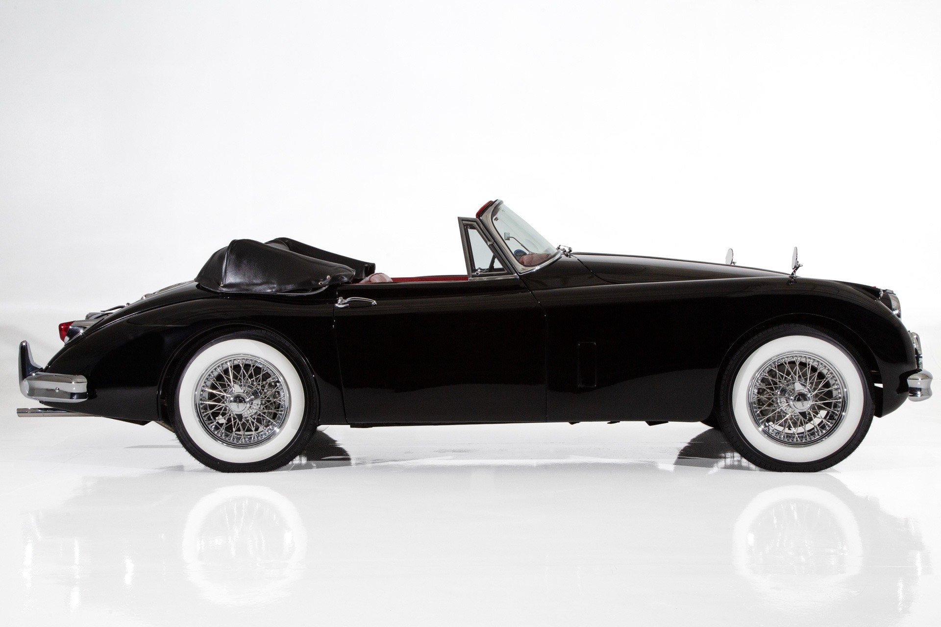 Used 1959 Jaguar XK150 Rare Black & Red Drop Head Coupe | St. Petersburg, FL
