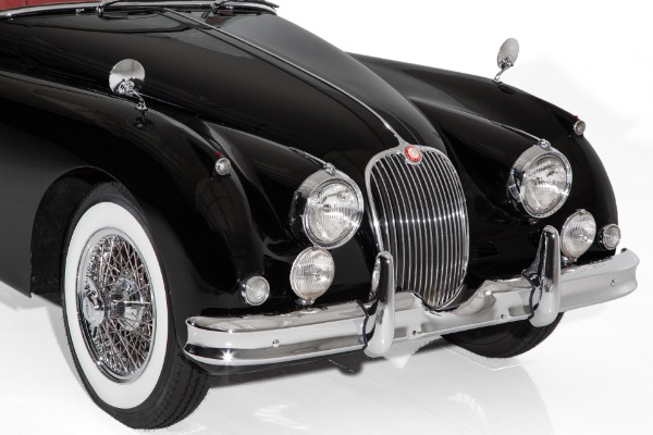 For Sale Used 1959 Jaguar XK150 Rare Black & Red Drop Head Coupe | American Dream Machines Des Moines IA 50309