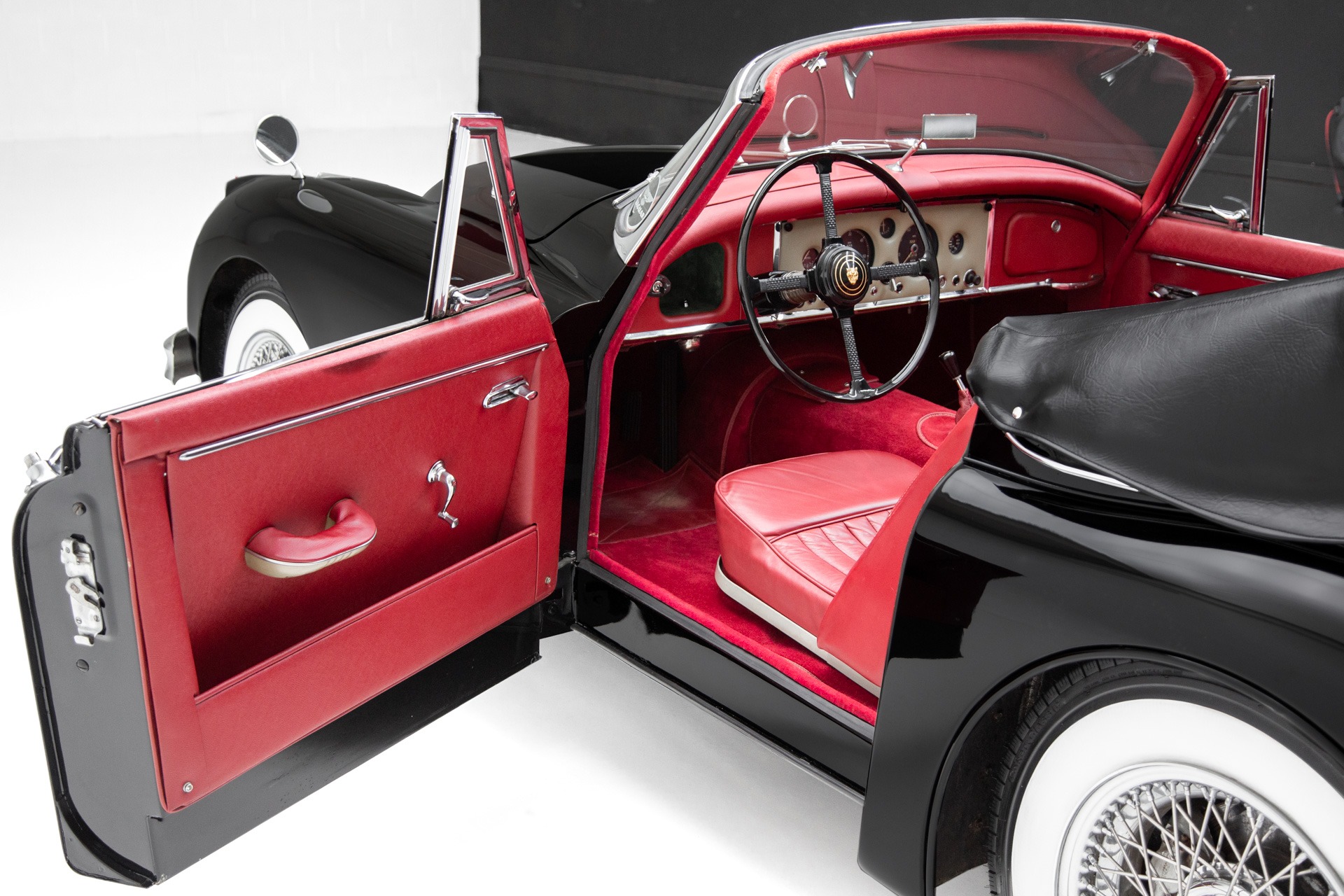 Used 1959 Jaguar XK150 Rare Black & Red Drop Head Coupe | St. Petersburg, FL