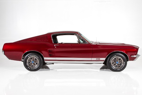 For Sale Used 1967 Ford Mustang GTA Burgundy/Black 390 Auto | American Dream Machines Des Moines IA 50309