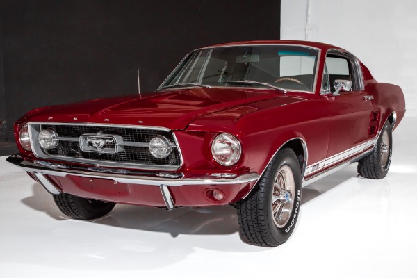 For Sale Used 1967 Ford Mustang GTA Burgundy/Black 390 Auto | American Dream Machines Des Moines IA 50309