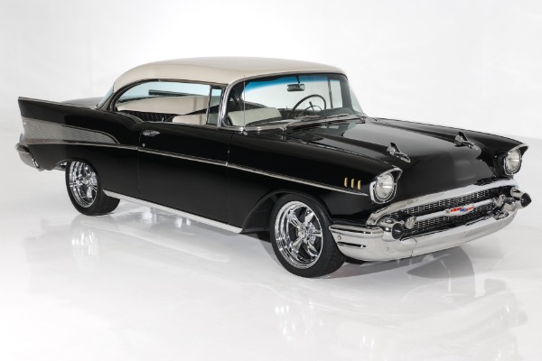 For Sale Used 1957 Chevrolet Bel Air 350, 700R4 Auto  PB Vintage AC | American Dream Machines Des Moines IA 50309