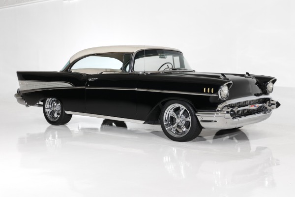 For Sale Used 1957 Chevrolet Bel Air 350, 700R4 Auto  PB Vintage AC | American Dream Machines Des Moines IA 50309