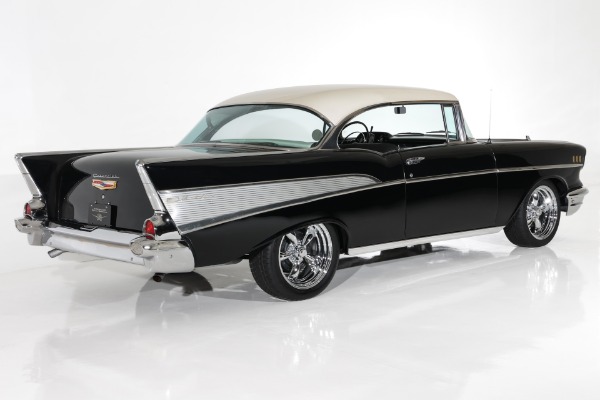 For Sale Used 1957 Chevrolet Bel Air 350, 700R4 Auto  PB Vintage AC | American Dream Machines Des Moines IA 50309