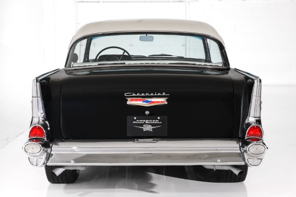 For Sale Used 1957 Chevrolet Bel Air 350, 700R4 Auto  PB Vintage AC | American Dream Machines Des Moines IA 50309