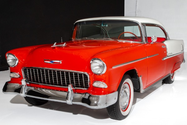 For Sale Used 1955 Chevrolet Bel Air 700 R4 Auto, Disc Brakes | American Dream Machines Des Moines IA 50309