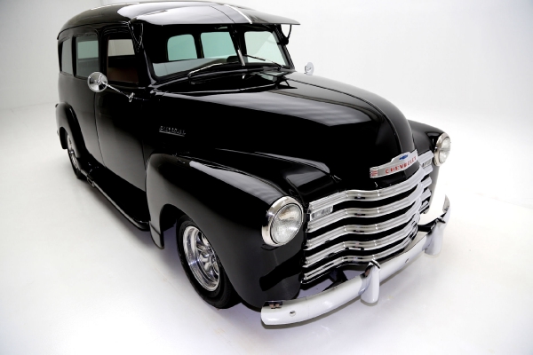 For Sale Used 1951 Chevrolet Suburban Black ProTour 350 AC | American Dream Machines Des Moines IA 50309