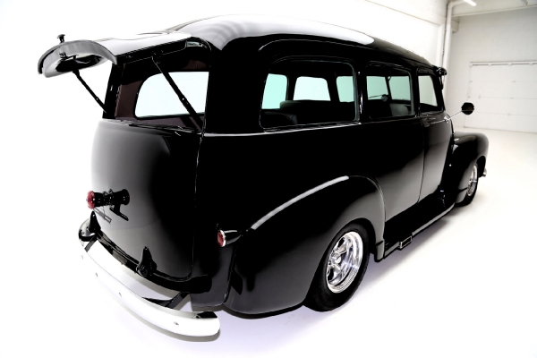 For Sale Used 1951 Chevrolet Suburban Black ProTour 350 AC | American Dream Machines Des Moines IA 50309