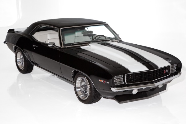 For Sale Used 1969 Chevrolet Camaro RS Z28,  Black, X77, DZ-302 | American Dream Machines Des Moines IA 50309