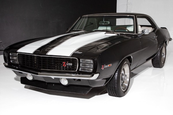 For Sale Used 1969 Chevrolet Camaro RS Z28,  Black, X77, DZ-302 | American Dream Machines Des Moines IA 50309