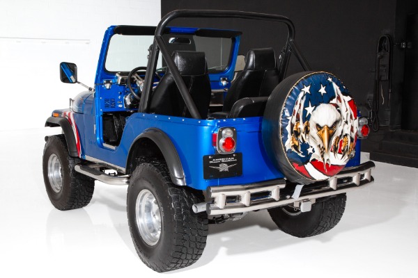 For Sale Used 1981 AMC CJ5 Jeep American Eagle Themed V8 4-Speed 4X4 | American Dream Machines Des Moines IA 50309