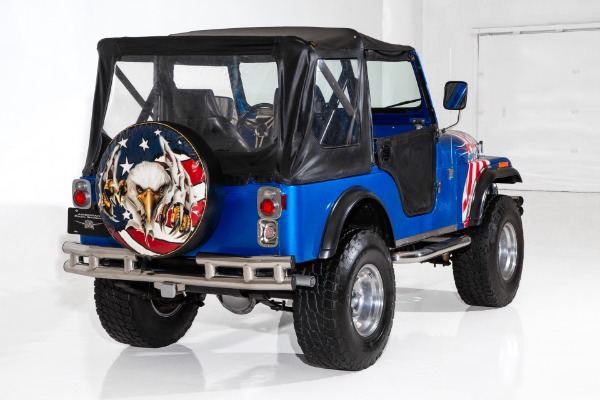 For Sale Used 1981 AMC CJ5 Jeep American Eagle Themed V8 4-Speed 4X4 | American Dream Machines Des Moines IA 50309