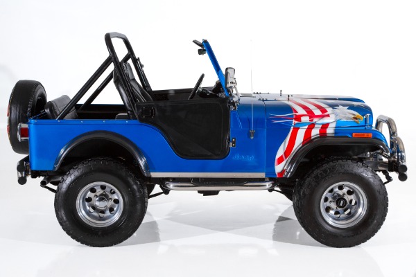 For Sale Used 1981 AMC CJ5 Jeep American Eagle Themed V8 4-Speed 4X4 | American Dream Machines Des Moines IA 50309