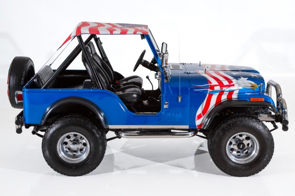 For Sale Used 1981 AMC CJ5 Jeep American Eagle Themed V8 4-Speed 4X4 | American Dream Machines Des Moines IA 50309