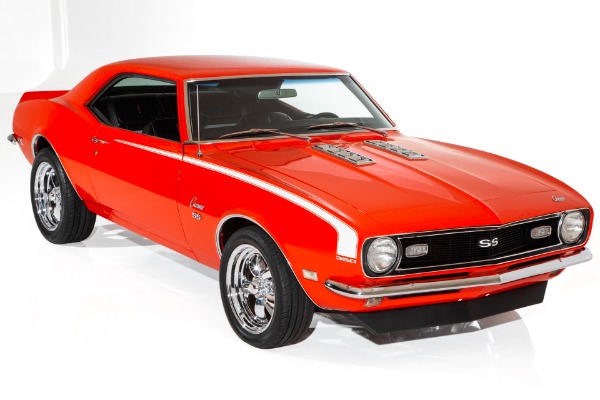 For Sale Used 1968 Chevrolet Camaro Hugger Orange 350 PS PB | American Dream Machines Des Moines IA 50309