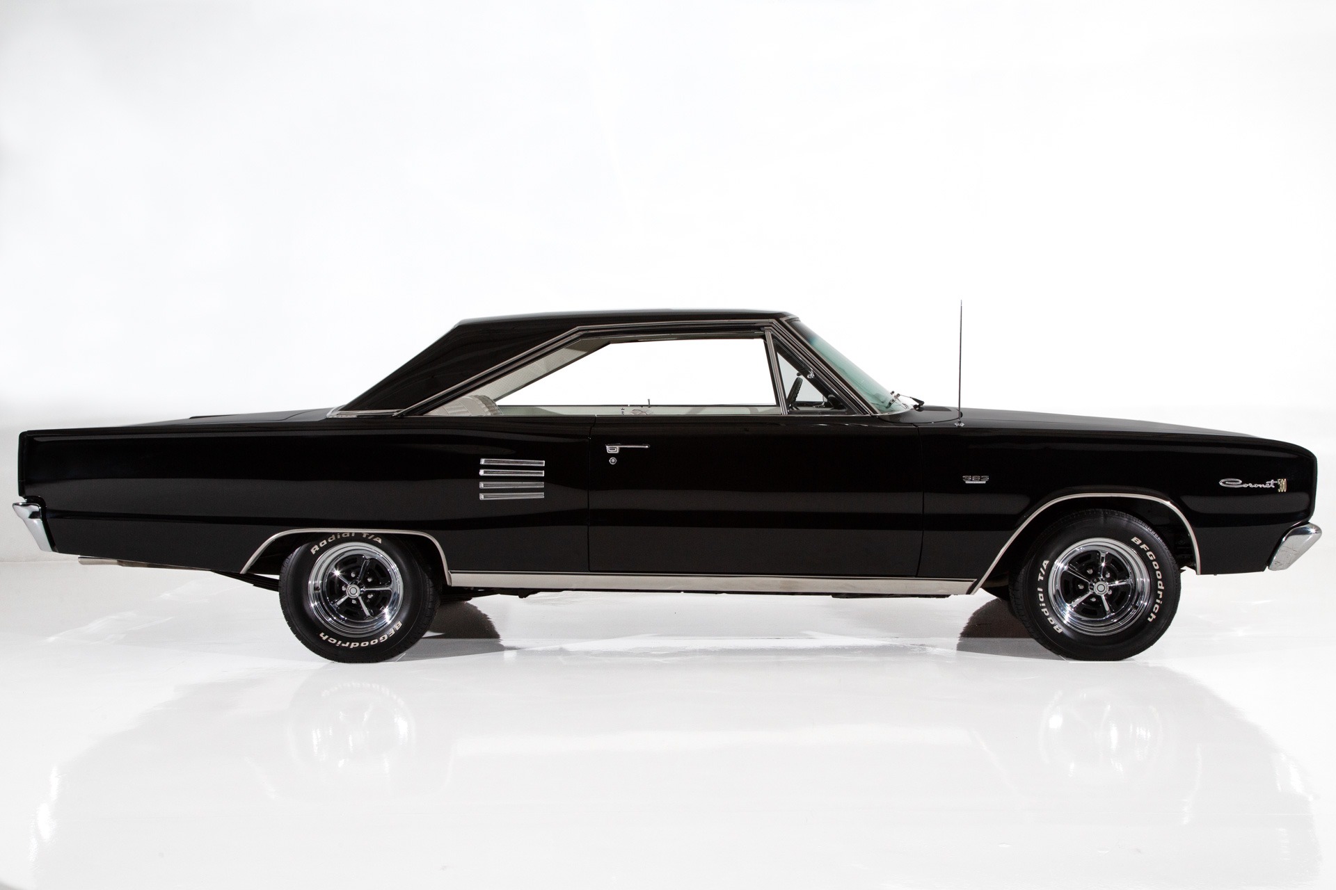 For Sale Used 1966 Dodge Coronet 500 Black 383 Auto  PS, PB | American Dream Machines Des Moines IA 50309