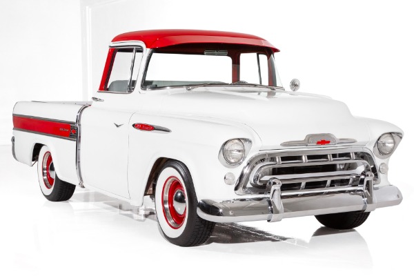 For Sale Used 1955 Chevrolet Pickup Cameo 350 Auto PS A/C | American Dream Machines Des Moines IA 50309