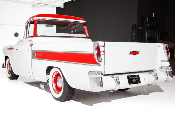 For Sale Used 1955 Chevrolet Pickup Cameo 350 Auto PS A/C | American Dream Machines Des Moines IA 50309