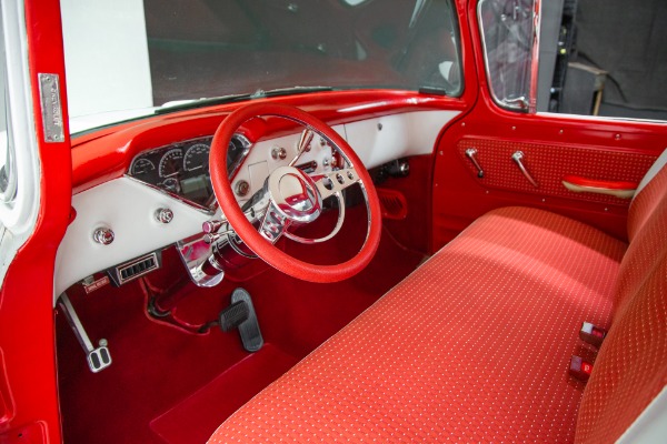 For Sale Used 1955 Chevrolet Pickup Cameo 350 Auto PS A/C | American Dream Machines Des Moines IA 50309