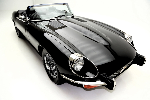 For Sale Used 1973 Jaguar XKE Convertible Triple Black | American Dream Machines Des Moines IA 50309