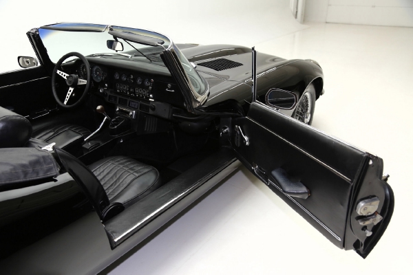 For Sale Used 1973 Jaguar XKE Convertible Triple Black | American Dream Machines Des Moines IA 50309