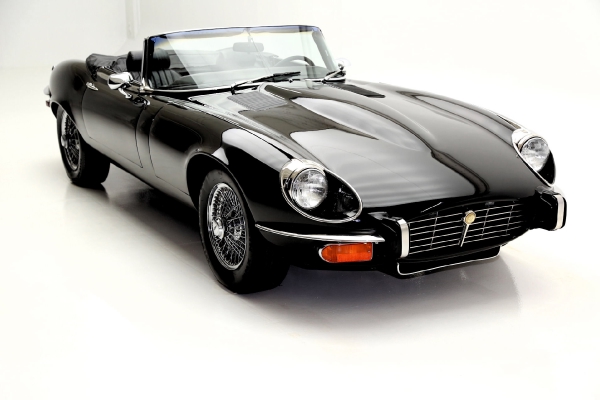 For Sale Used 1973 Jaguar XKE Convertible Triple Black | American Dream Machines Des Moines IA 50309