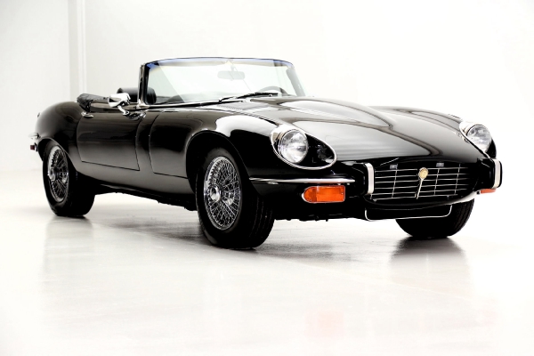 For Sale Used 1973 Jaguar XKE Convertible Triple Black | American Dream Machines Des Moines IA 50309