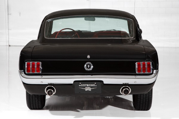 For Sale Used 1965 Ford Mustang Black/Red 289 4-Speed Redlines | American Dream Machines Des Moines IA 50309