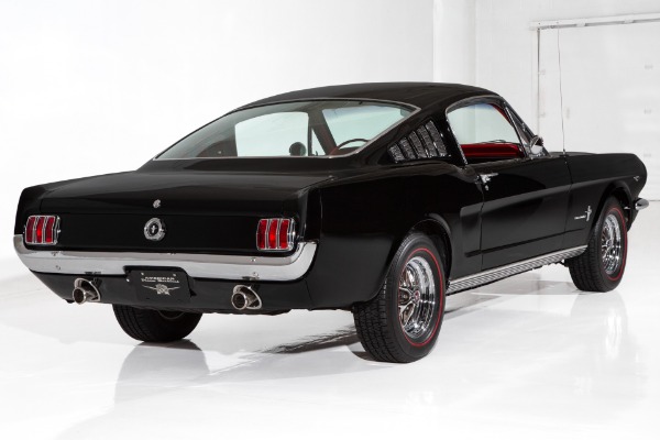 For Sale Used 1965 Ford Mustang Black/Red 289 4-Speed Redlines | American Dream Machines Des Moines IA 50309