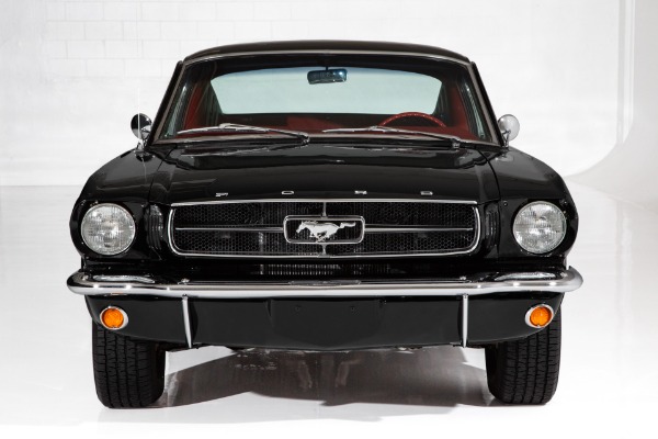 For Sale Used 1965 Ford Mustang Black/Red 289 4-Speed Redlines | American Dream Machines Des Moines IA 50309