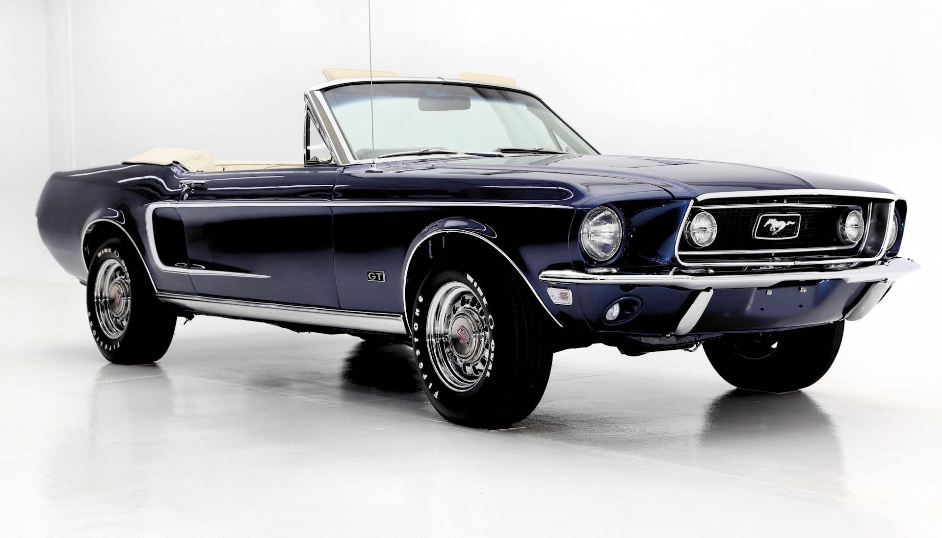 For Sale Used 1968 Ford Mustang Convertible GT, S-Code 390 GT | American Dream Machines Des Moines IA 50309