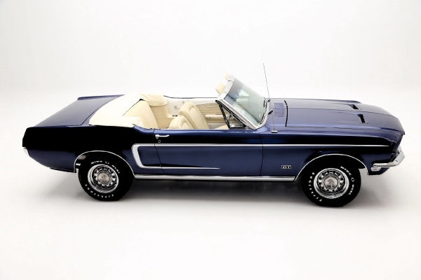 For Sale Used 1968 Ford Mustang Convertible GT, S-Code 390 GT | American Dream Machines Des Moines IA 50309